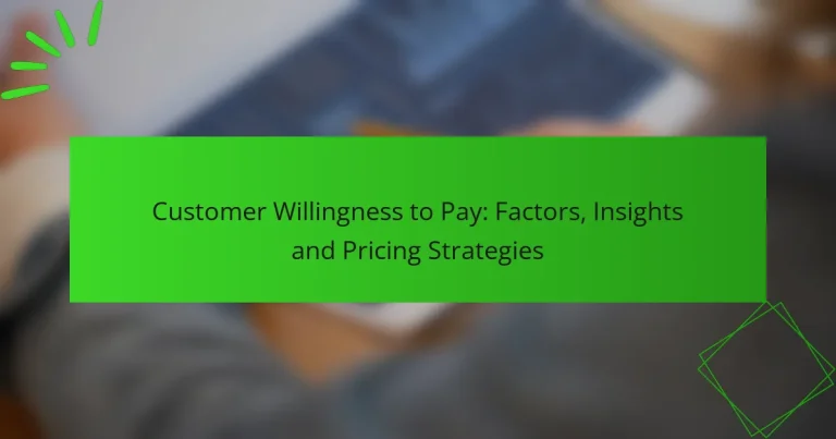 Customer Willingness to Pay: Factors, Insights and Pricing Strategies